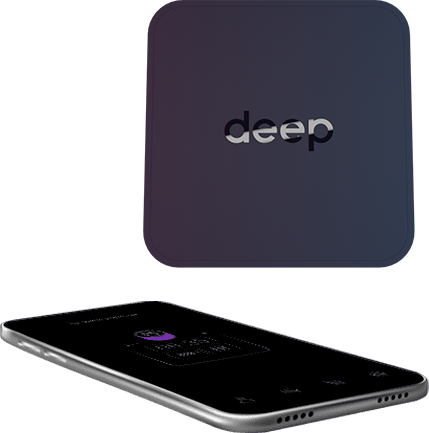 phone and cube